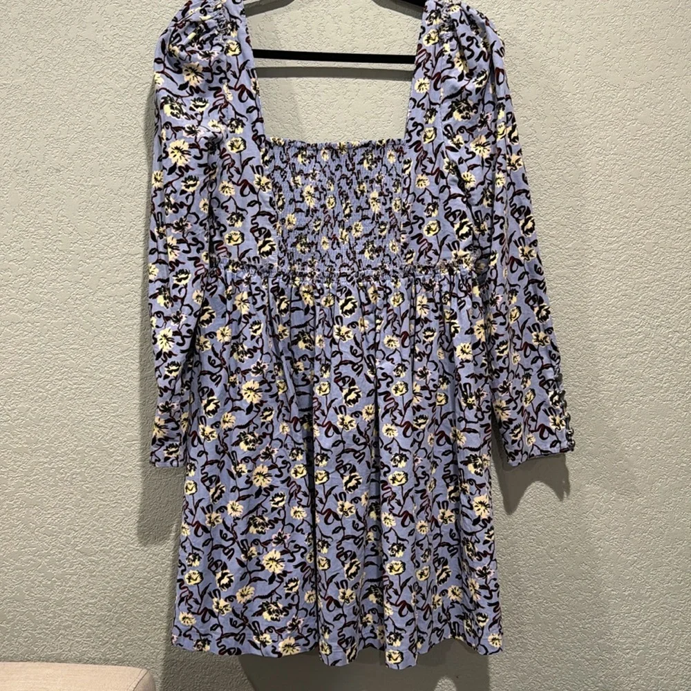 FREE PEOPLE NWOT Long Sleeve Floral Dress - Picture 8 of 10